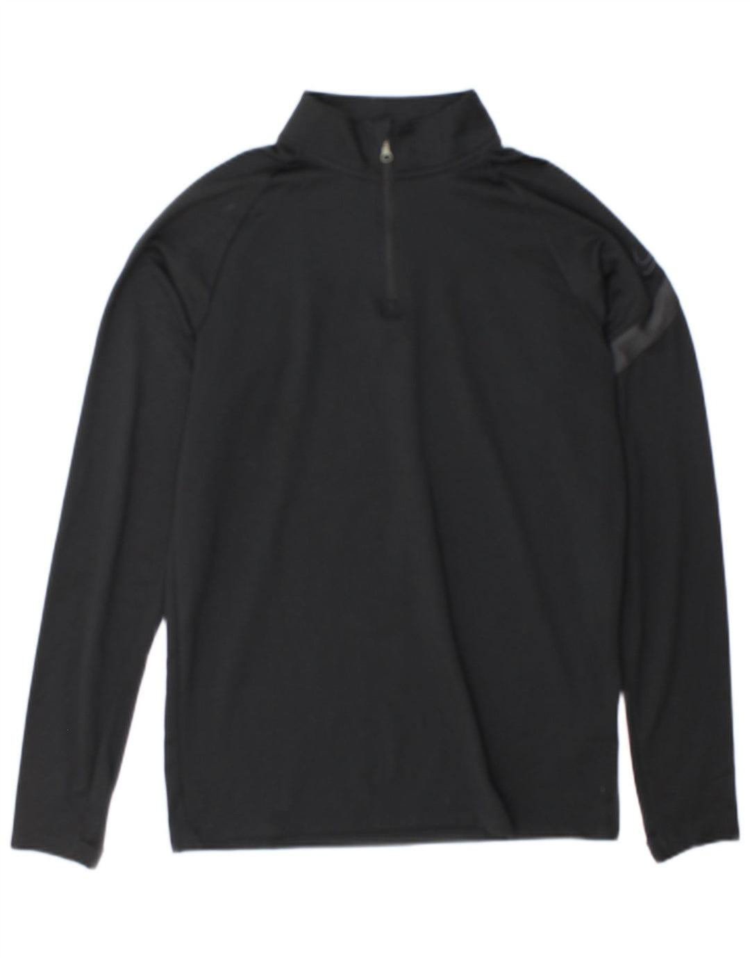 Мужской пуловер на молнии с графическим принтом Nike Dri Fit, спортивный костюм, маленький черный