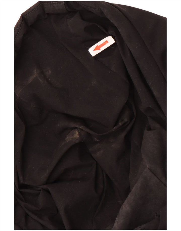 Женское стеганое пальто с капюшоном Dkny UK 18 XL, черный полиэстер