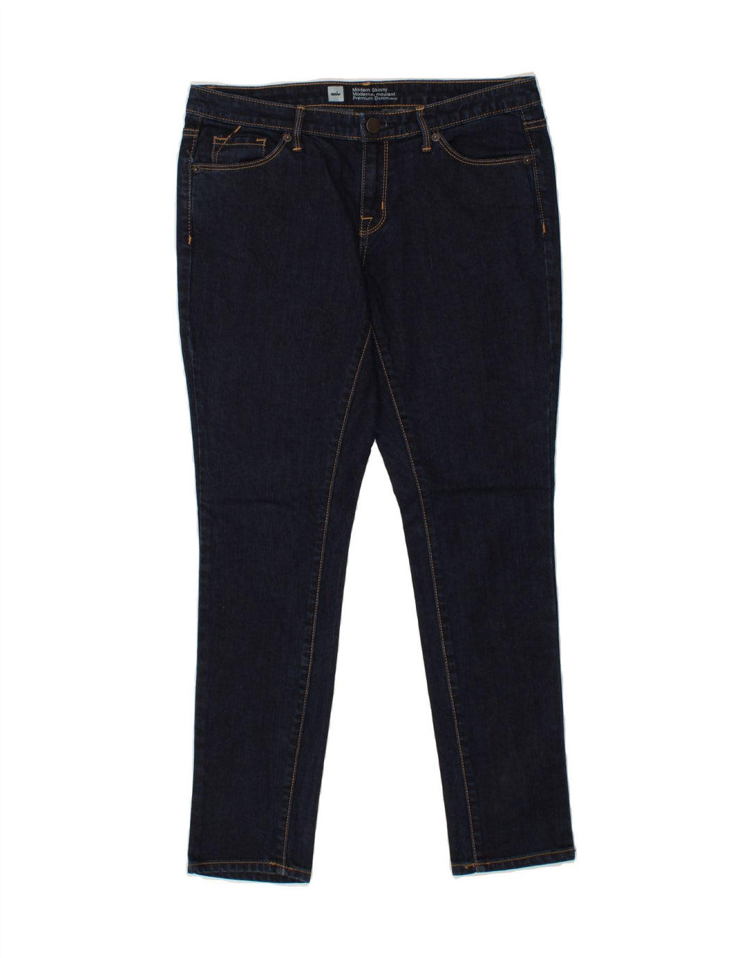 MOSSIMO Womens Modern Skinny Jeans US 8 Medium W30 L29  Navy Blue Vintage Mossimo and Second-Hand Mossimo from Messina Hembry 