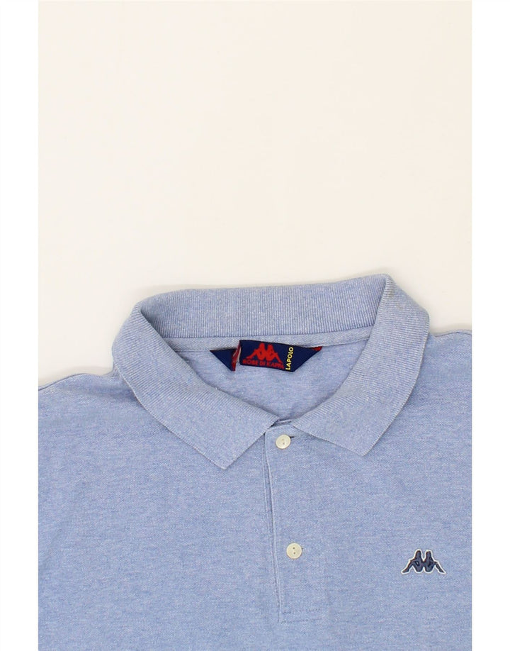 KAPPA Mens Polo Shirt Large Blue Cotton Vintage Kappa and Second-Hand Kappa from Messina Hembry 
