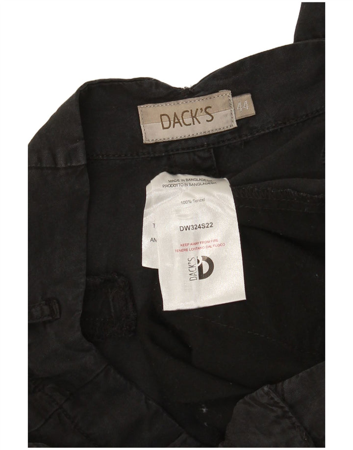 Женские широкие капри Dack's IT 44 Medium W30 L23, черные тенсели