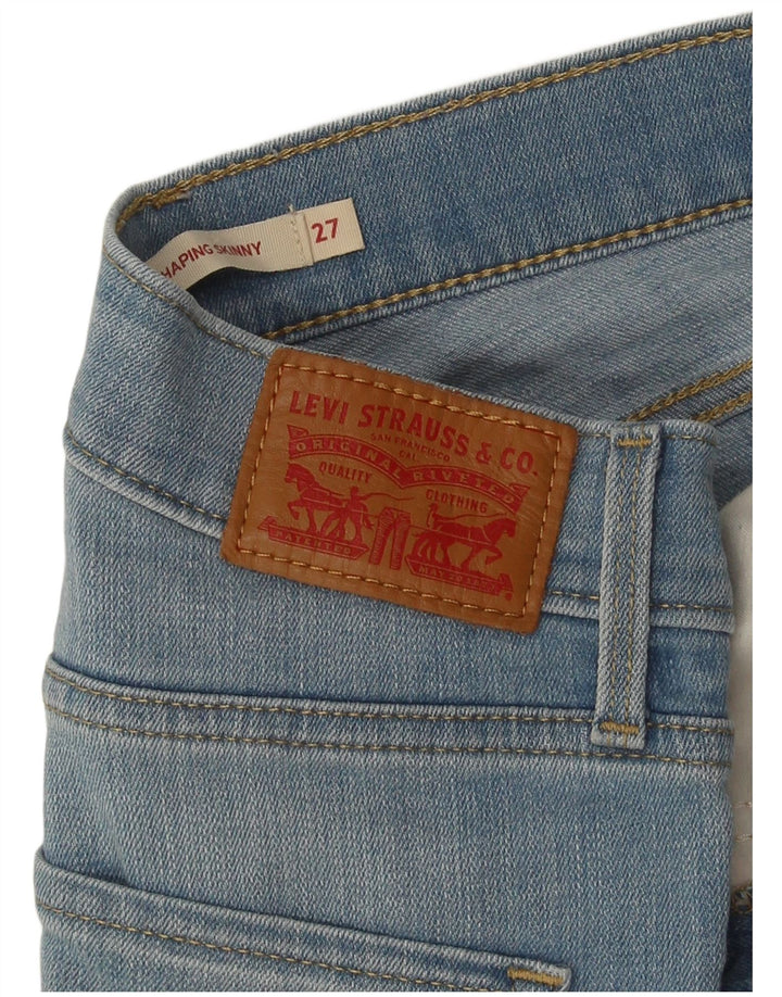 Женские джинсы скинни Levi's W27 L29 синие