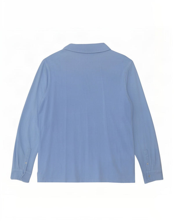 Мужская рубашка с длинным рукавом Polo Ralph Lauren 2XL, синяя, хлопок