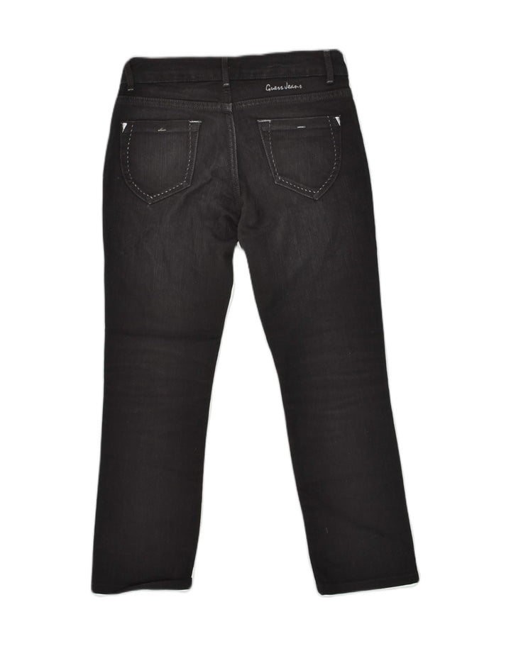 GUESS Womens Slim Jeans W27 L27 Black Cotton | Vintage Guess | Thrift | Second-Hand Guess | Used Clothing | Messina Hembry 