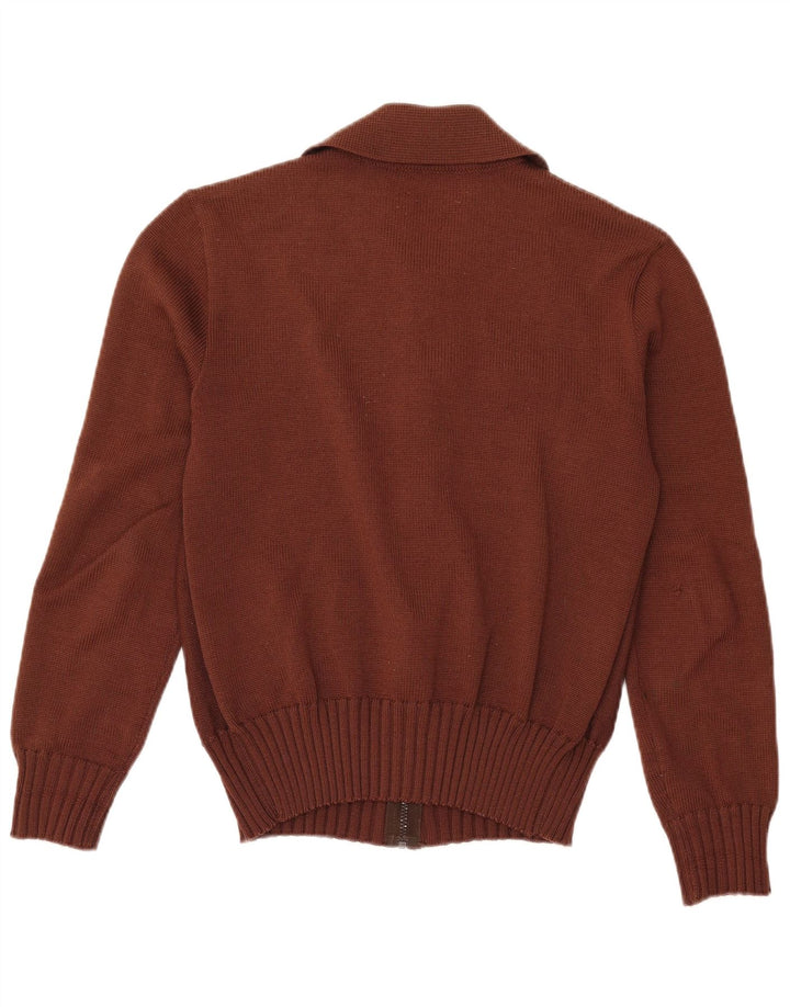 Женский кардиган Rainbow IT 48 XL, коричневая шерсть