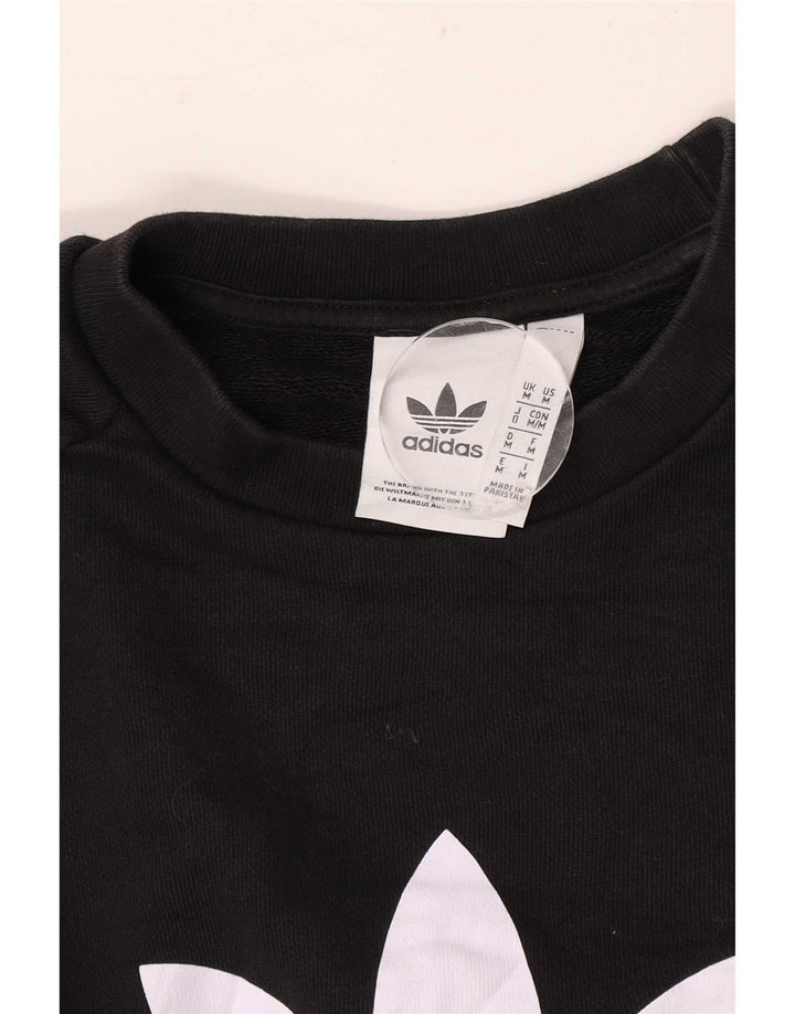 Мужской свитшот Adidas с графическим рисунком, средний черный