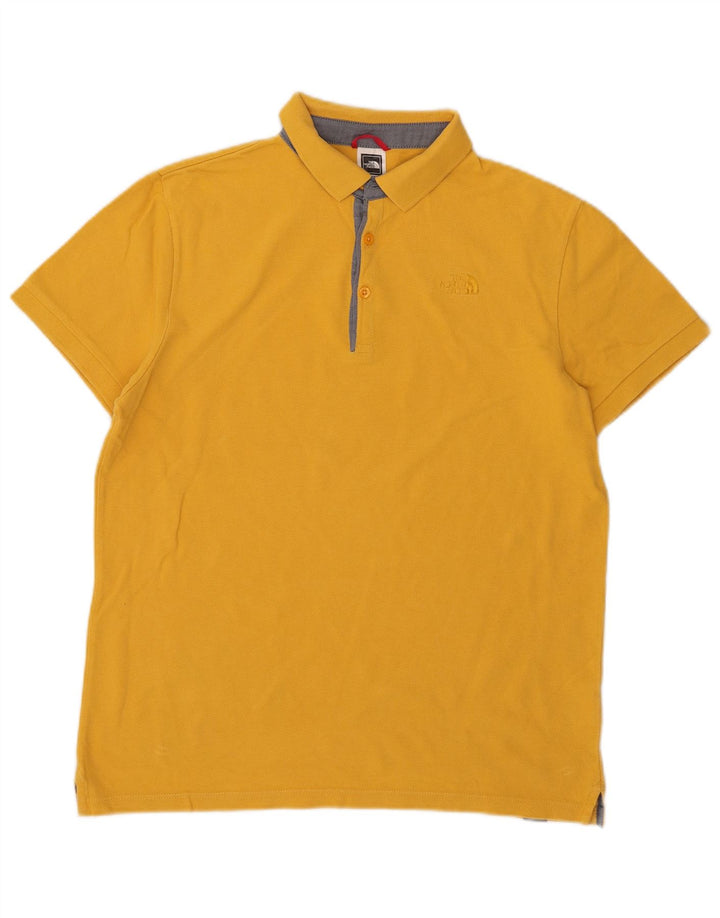 Мужская рубашка поло The North Face, большая желтая хлопковая рубашка