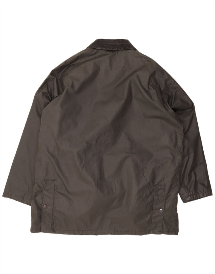 Мужская куртка из вощеного хлопка Old England UK 42 XL, серый полиэстер
