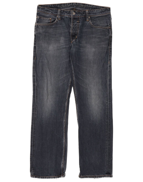 Мужские прямые джинсы Mustang W34 L32, синий хлопок