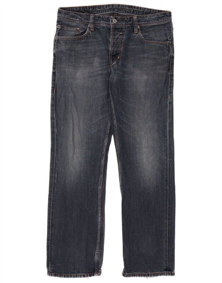 Мужские прямые джинсы Mustang W34 L32, синий хлопок