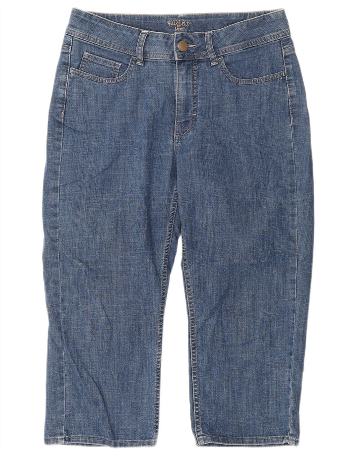 Женские джинсы-капри LEE Riders US 8, средние W32 L20, синие, хлопок