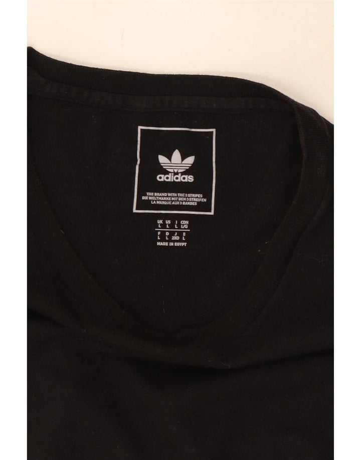 Мужская футболка Adidas Top, большая черная