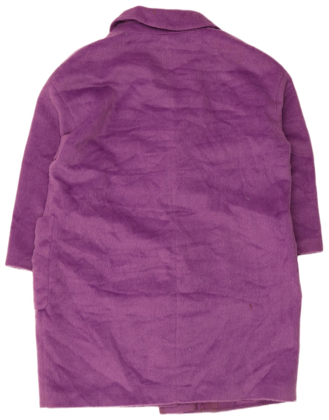 Женское пальто Marks & Spencer UK 22 3XL фиолетовое из полиэстера