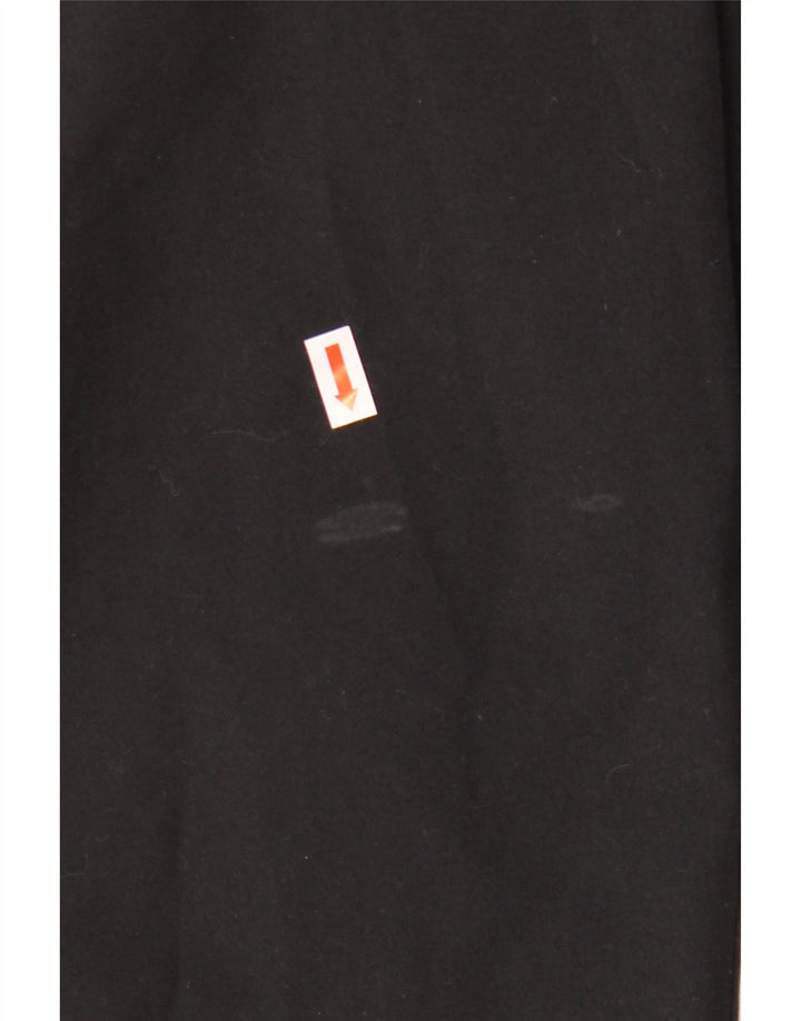 Мужские спортивные брюки Adidas, большие черные из полиэстера