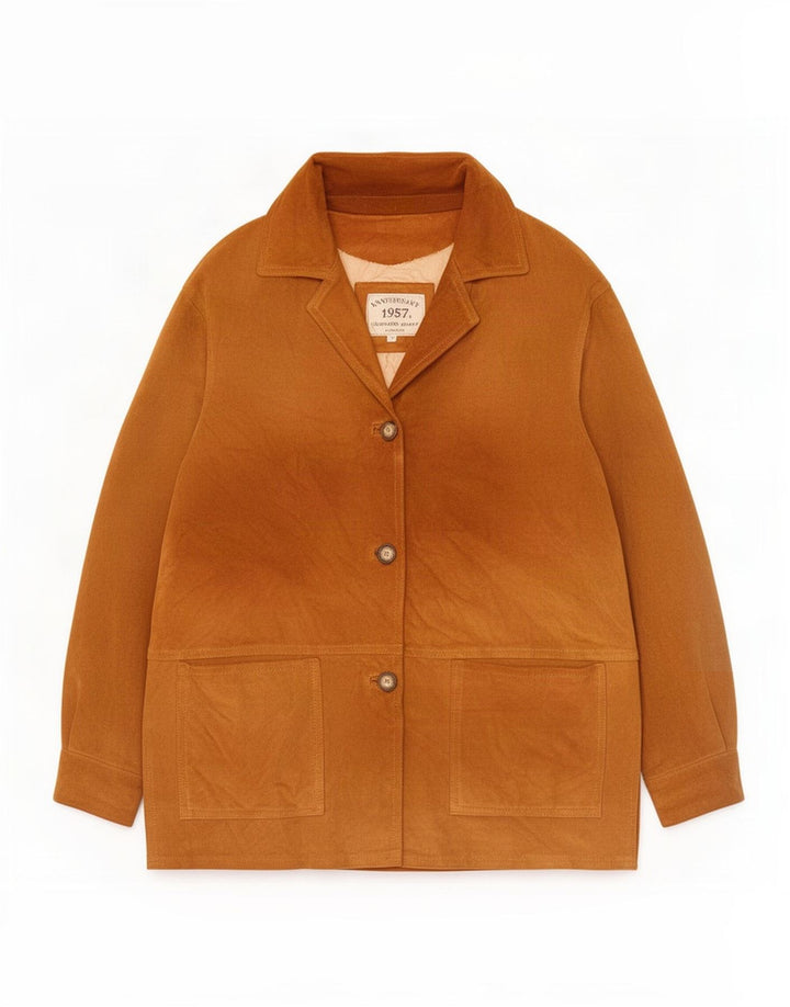 Legendary Jacket 1957 Женский пиджак на 3 пуговицах UK 14 Средний коричневый