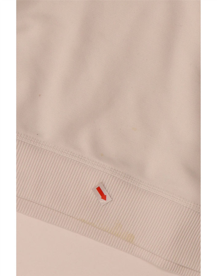 Мужской свитер ADIDAS Climalite, большой белый полиэстер с цветными блоками