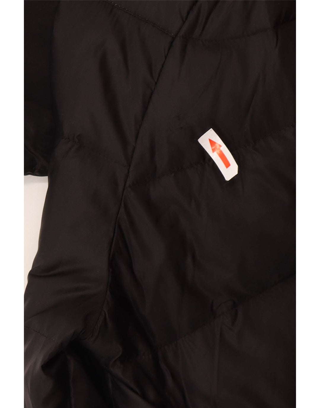 Guess Женское стеганое пальто UK 12 Medium Black из полиамида