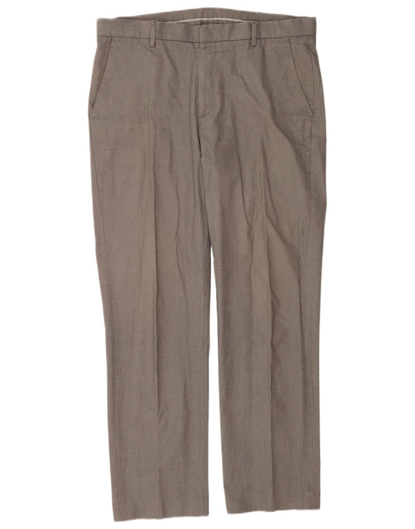 Мужские брюки-чиносы Calvin Klein Slim Fit W36 L32, серый хлопок