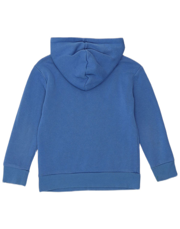 Джемпер с капюшоном Puma для мальчиков с рисунком, 5–6 лет, XS, синий хлопок