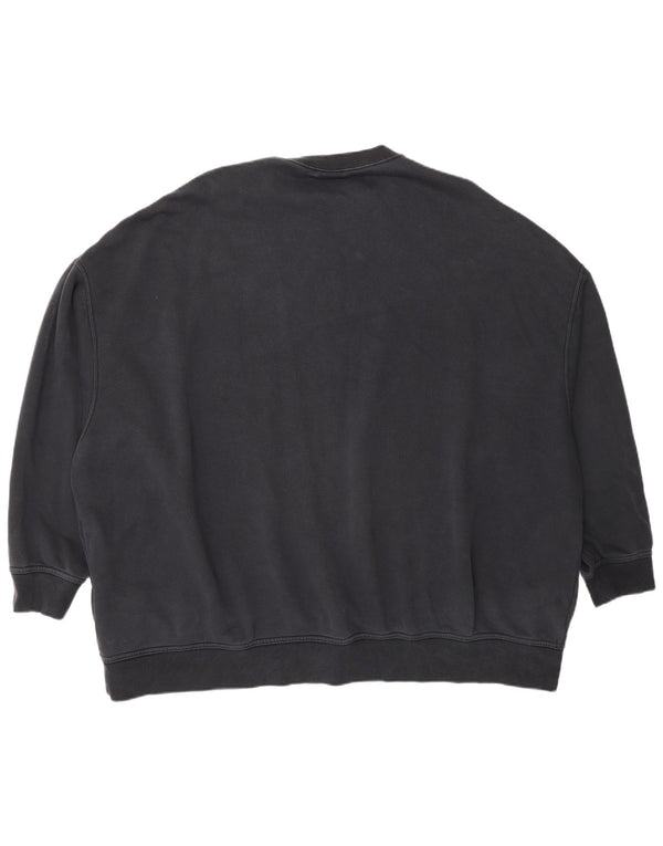 Женский свитер оверсайз Nike UK 18 XL, черный хлопок