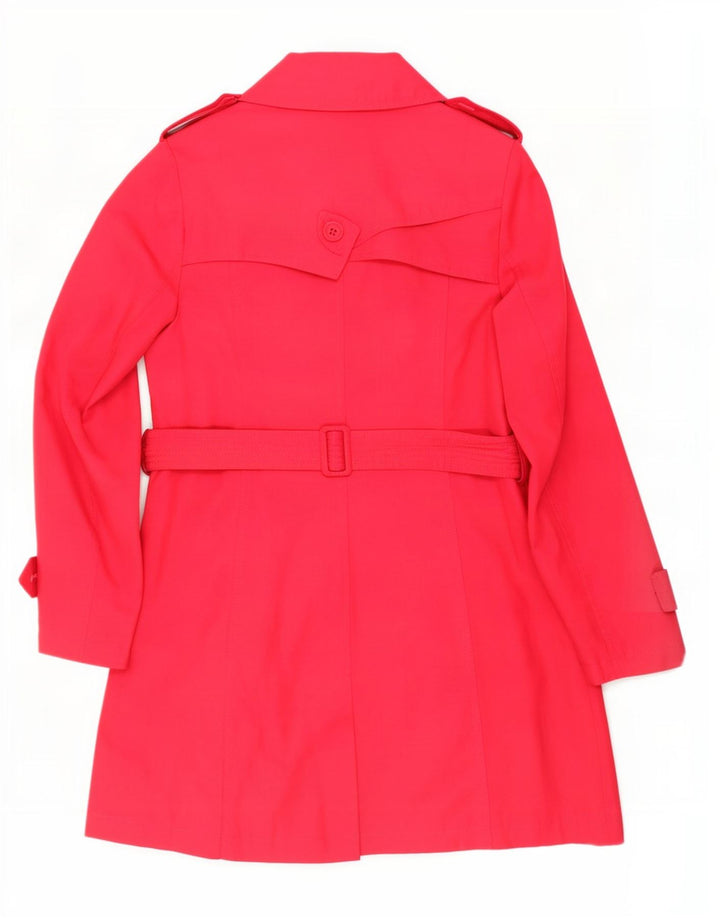 Женский тренч Dkny UK 14, хлопок среднего розового цвета