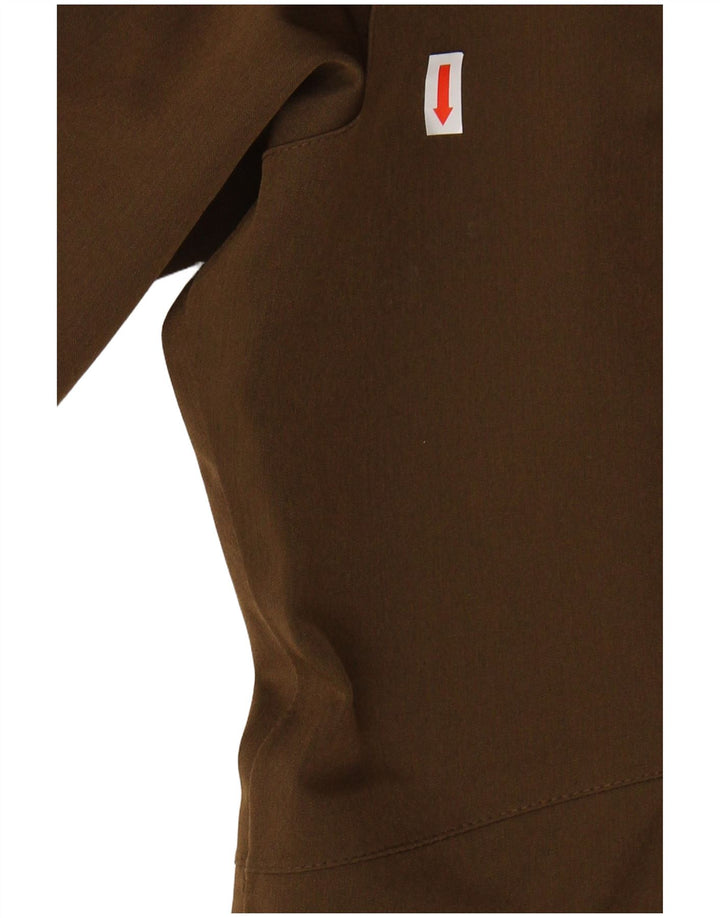 PATAGONIA Womens Overcoat UK 16 Large Khaki Polyester