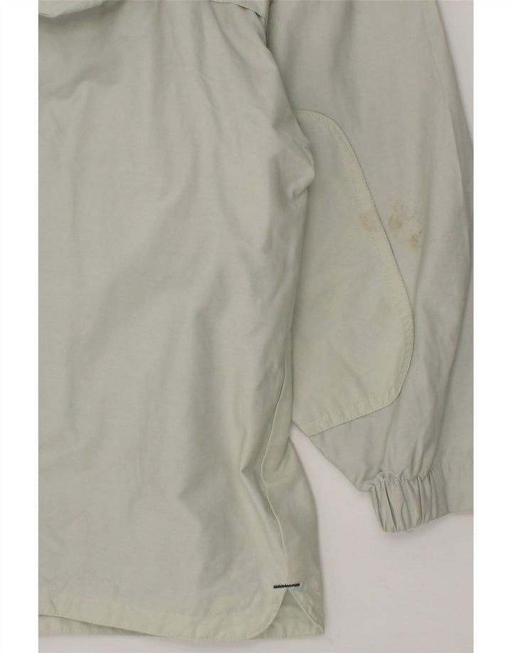 CHAMPION Boys Hooded Windbreaker Jacket 7-8 Years White Cotton Vintage Champion and Second-Hand Champion from Messina Hembry 