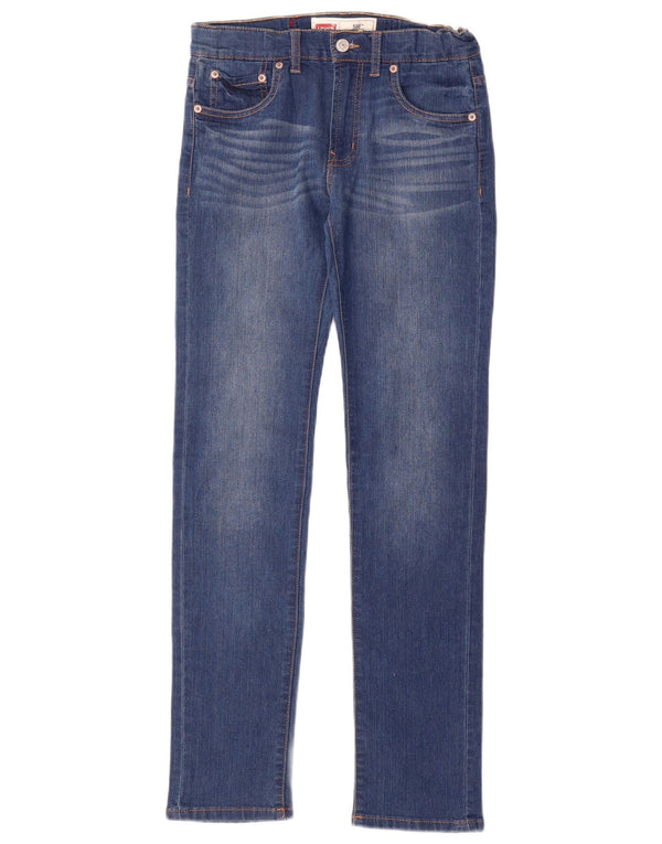 Джинсы скинни Levi's Girls 510 13–14 лет W28 L30, синий хлопок