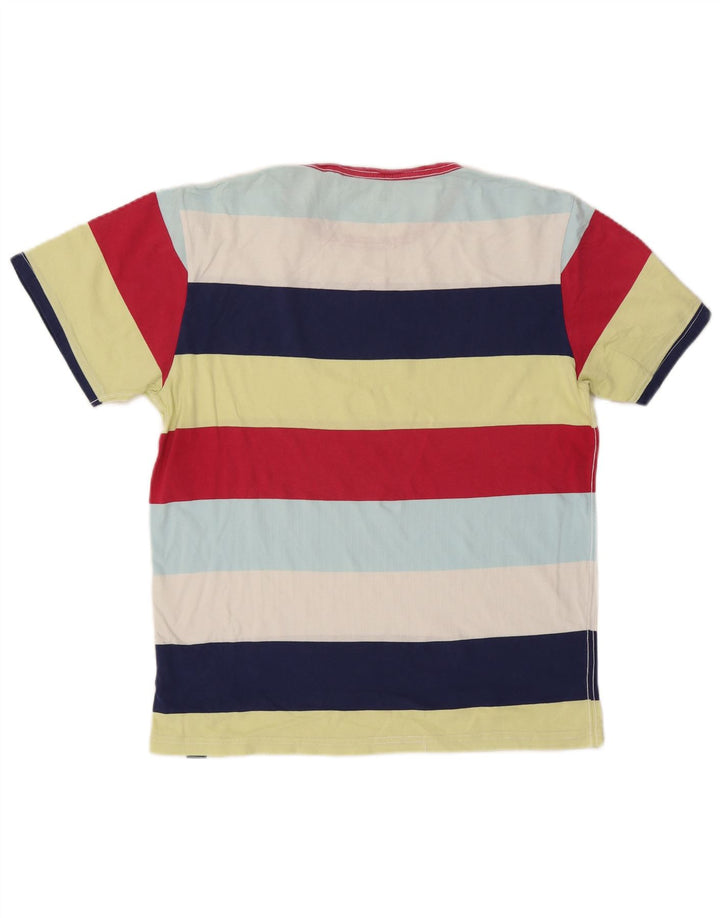 Мужская футболка Joules Top из хлопка в разноцветную полоску среднего размера