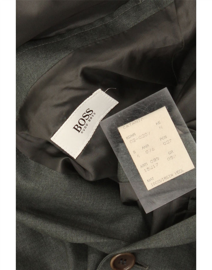 Мужской пиджак Hugo Boss на 2 пуговицах EU 52 XL, серая шерсть