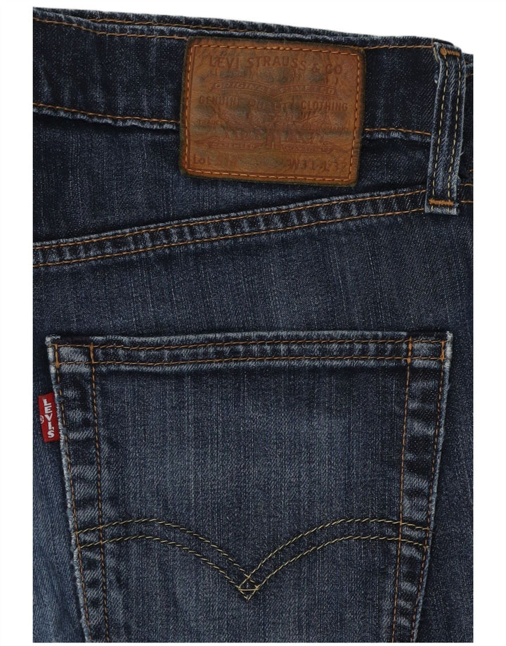 Мужские прямые джинсы Levi's 514 W31 L28 темно-синие