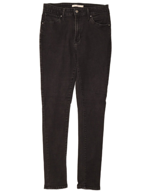 Женские джинсы скинни LEVI'S 721 с высокой посадкой W31 L30, черный хлопок