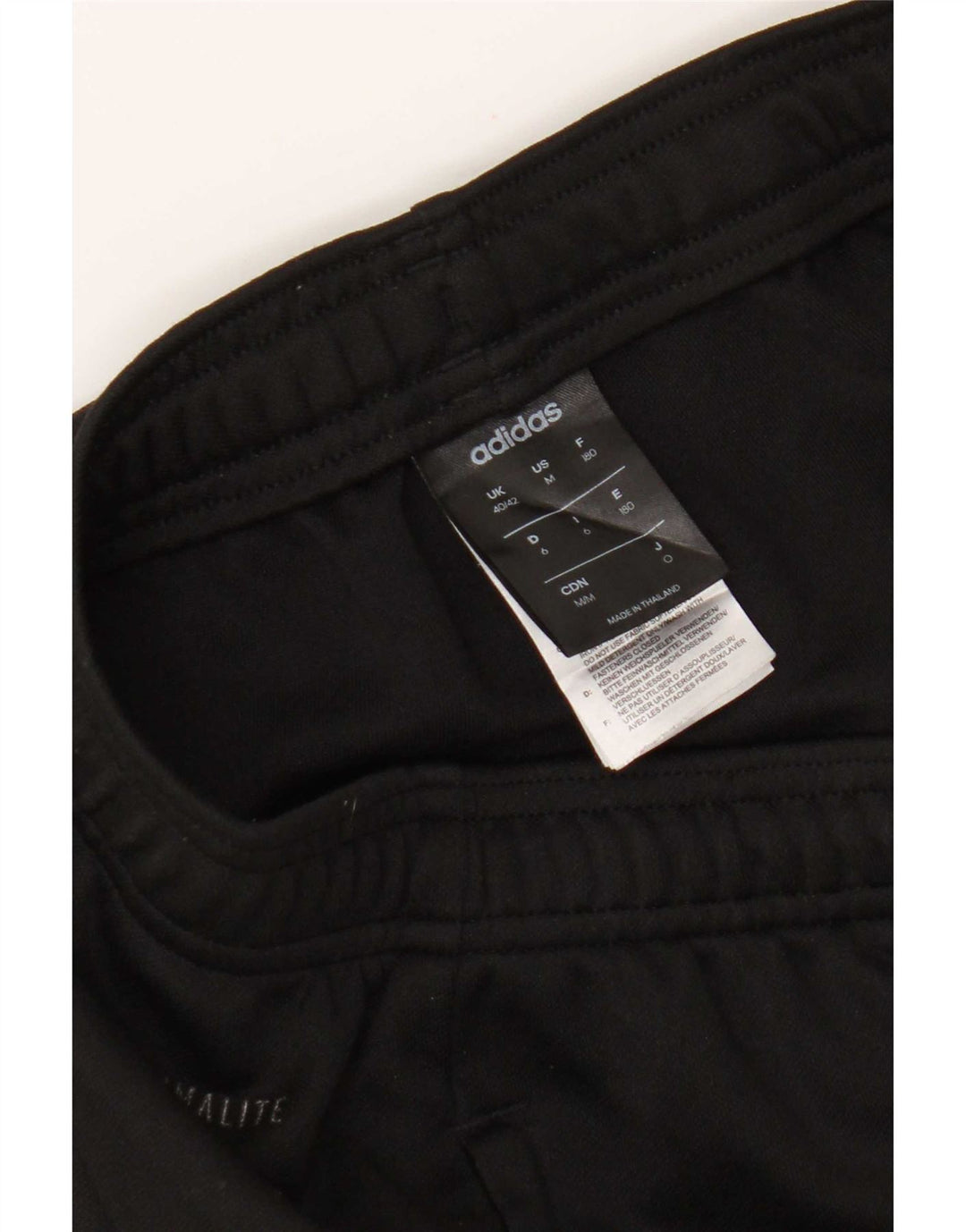 Мужские спортивные брюки Adidas Climalite UK 40/42, средний черный полиэстер