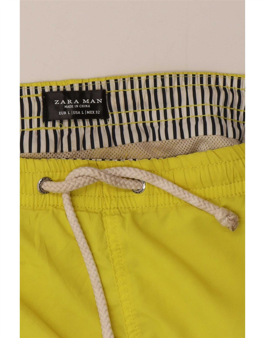 Мужские шорты для плавания Zara, большие желтые, полиэстер
