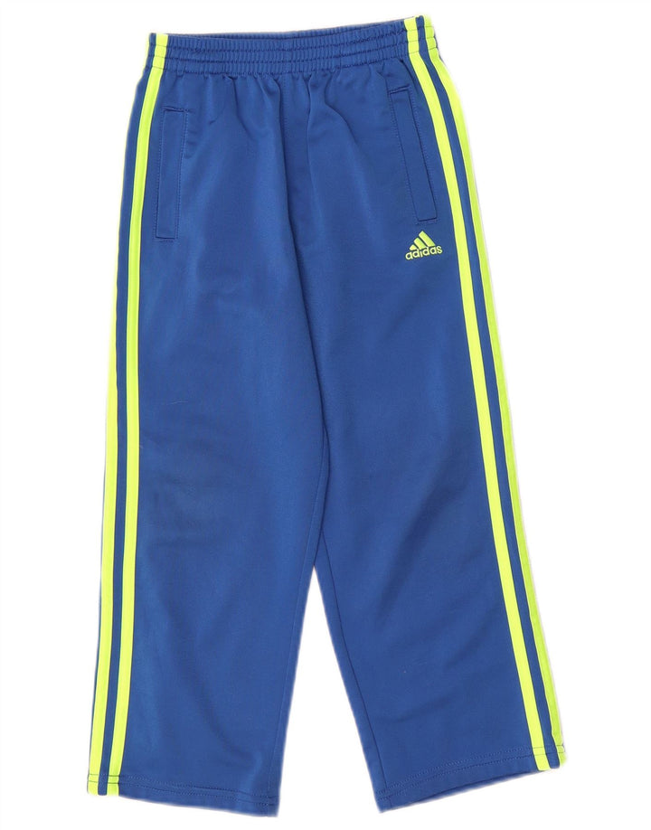 Спортивные брюки Adidas для мальчиков 4-5 лет, синие, полиэстер