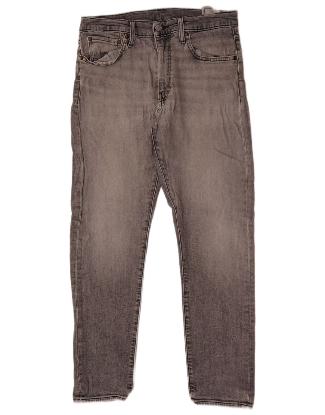Мужские зауженные джинсы Levi's 512 W32 L30 серые, хлопок