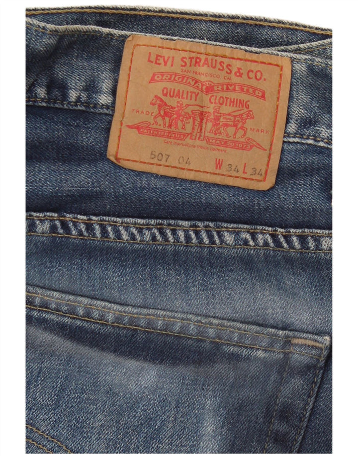 Женские джинсы Levi's 507 Bootcut W34 L34 синие