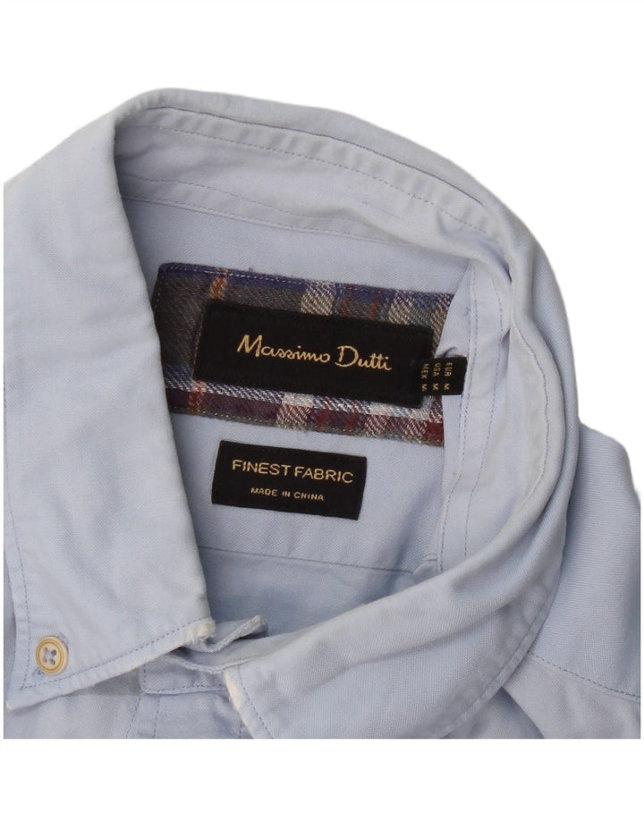Рубашка мужская MASSIMO DUTTI средний синий