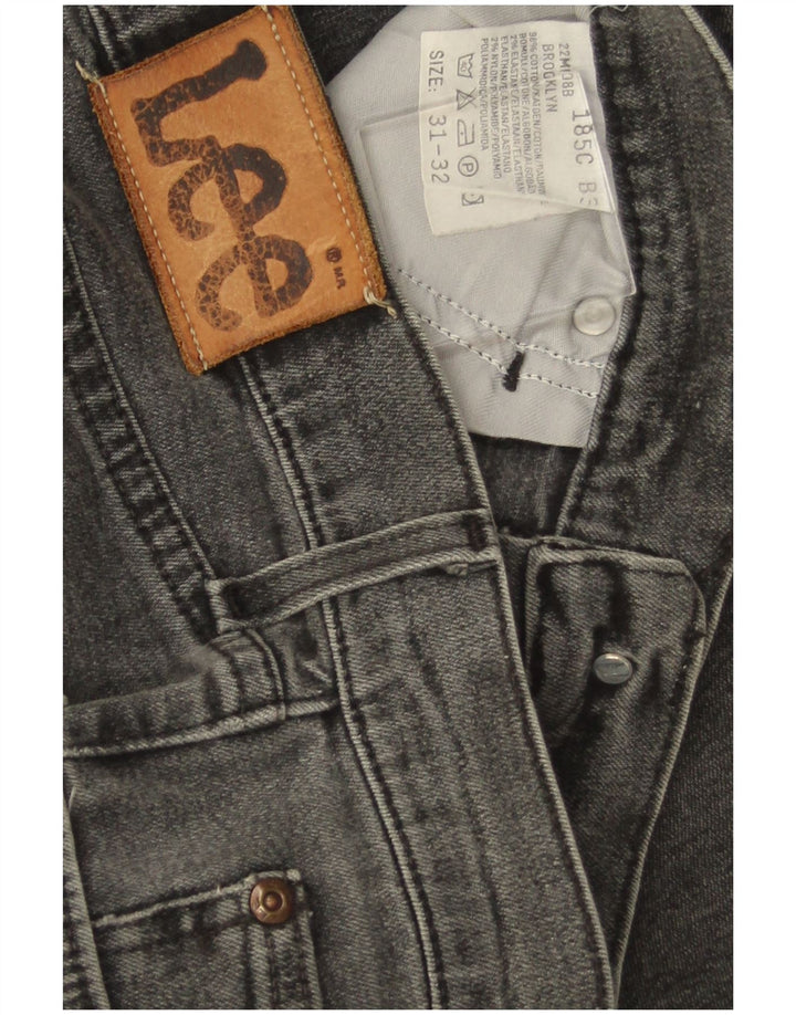 Мужские прямые джинсы LEE Brooklyn W31 L32, серый хлопок