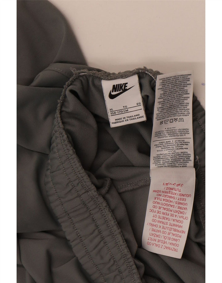 Спортивный костюм Nike для мальчиков, брюки для бега, 13–14 лет, XL, серый полиэстер