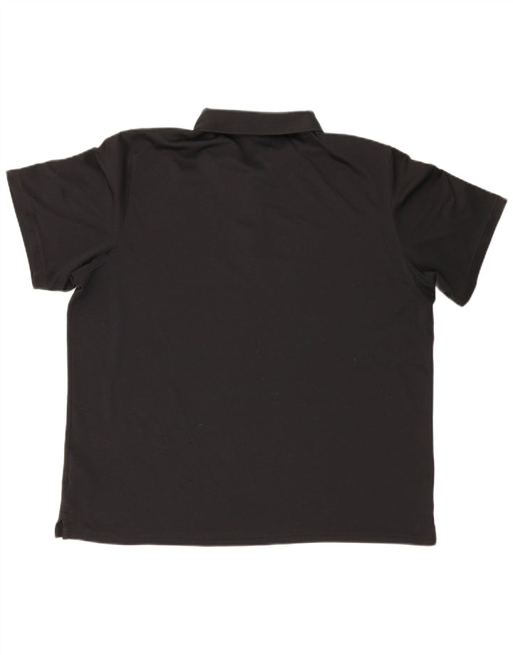 Мужская рубашка-поло Nike Dri Fit XL, черная, полиэстер