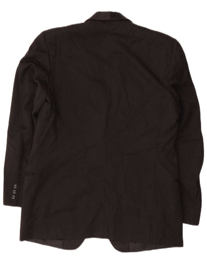 Винтажный мужской костюм из 2 предметов на 1 пуговице IT 52 XL W32 L30, черный