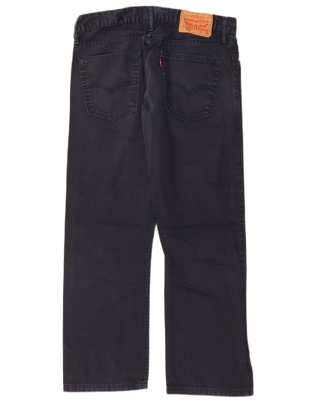 Мужские прямые повседневные брюки Levi's 514 W32 L30 темно-синие, хлопковые