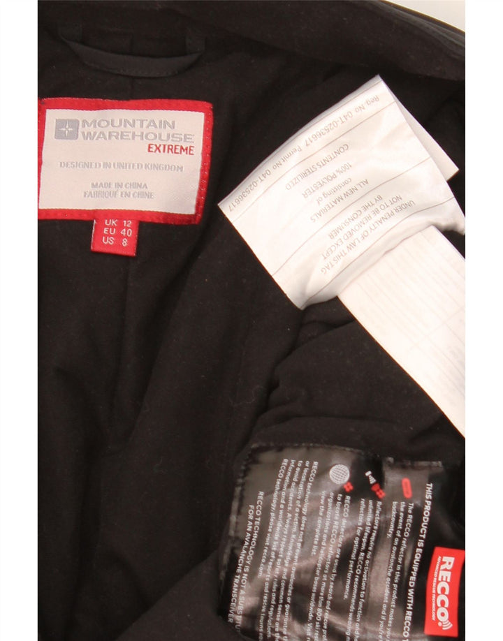 Женские лыжные брюки Mountain Warehouse UK 12, средний черный полиэстер