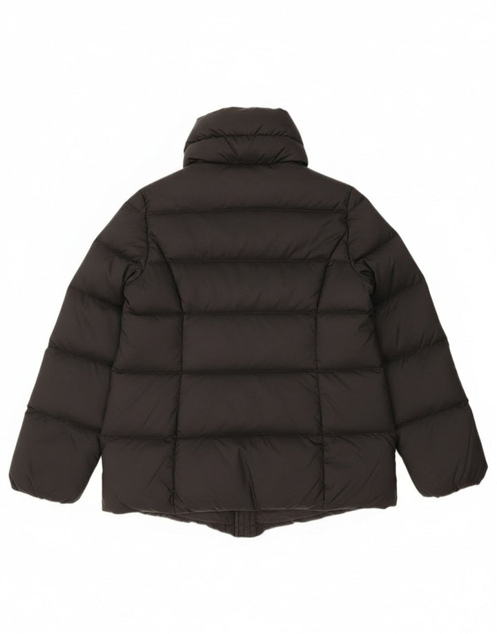 Женская стеганая куртка оверсайз Benetton UK 6 XS черная из полиамида