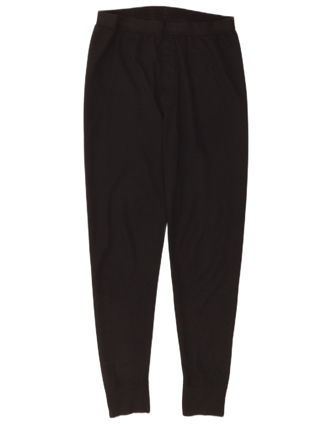 COLUMBIA Womens Leggings UK 14 Medium  Black Polyester
