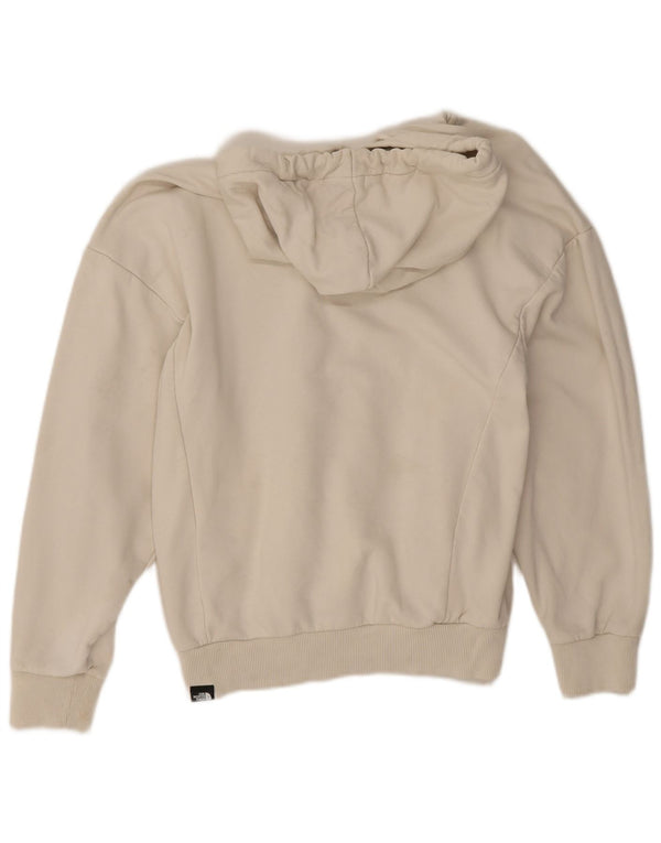 Женский джемпер с капюшоном The North Face UK 14, хлопковый средний белый цвет