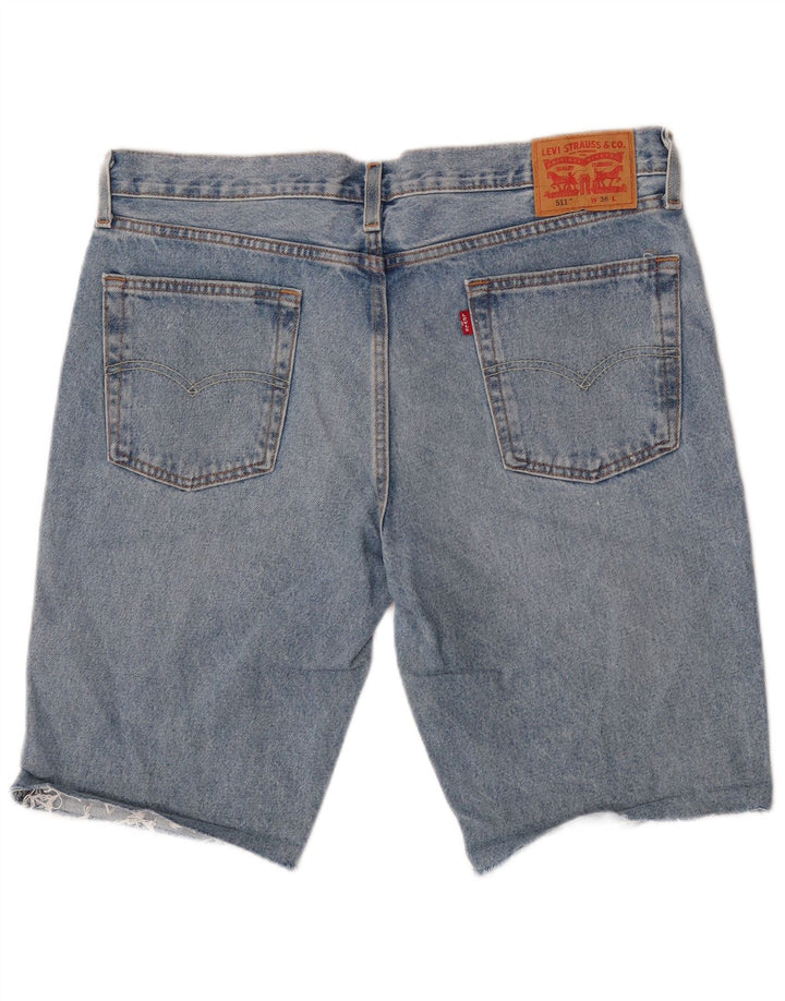Мужские джинсовые шорты Levi's 511 W36, большие синие, хлопок