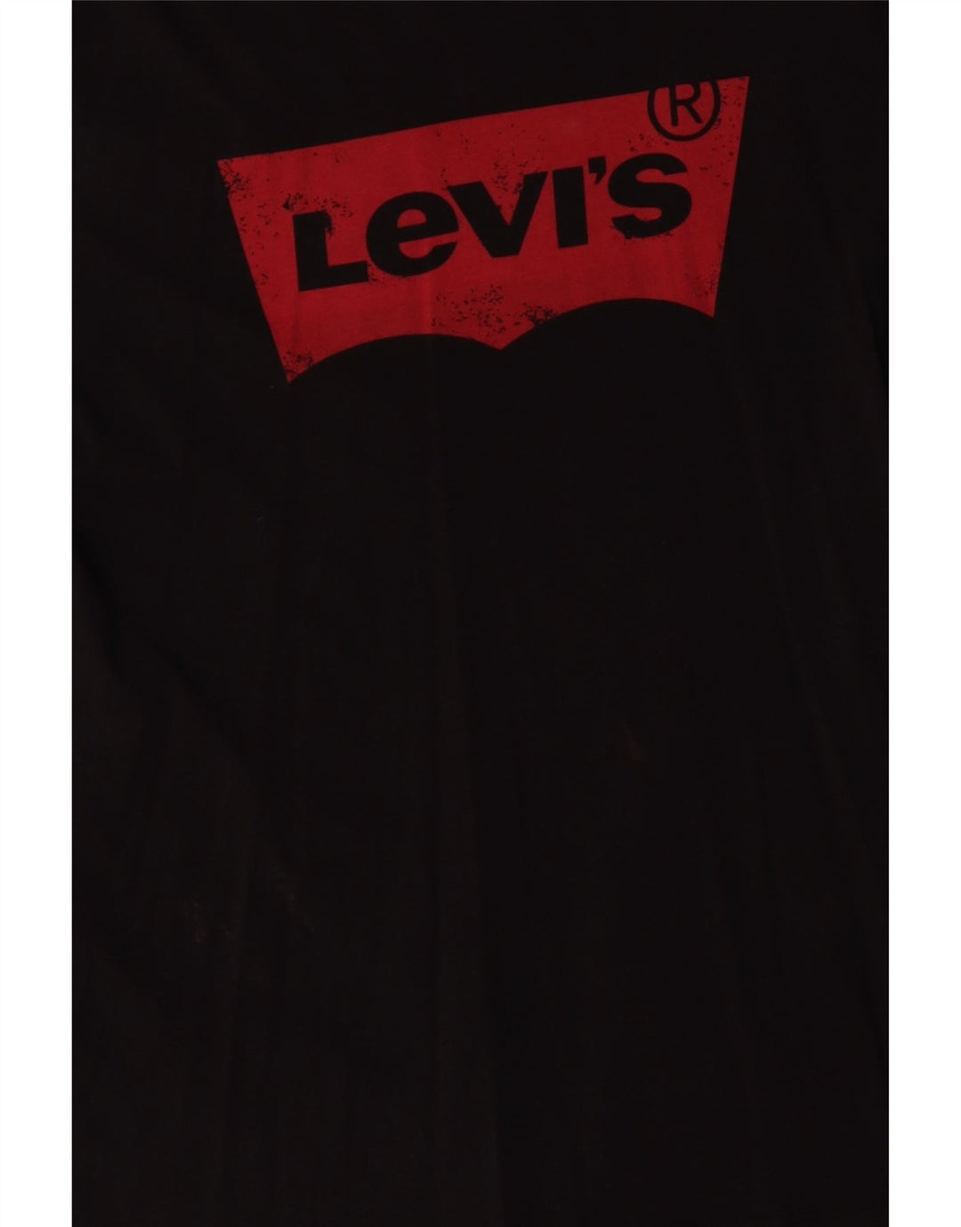 Мужская футболка с рисунком Levi's, большой черный хлопок