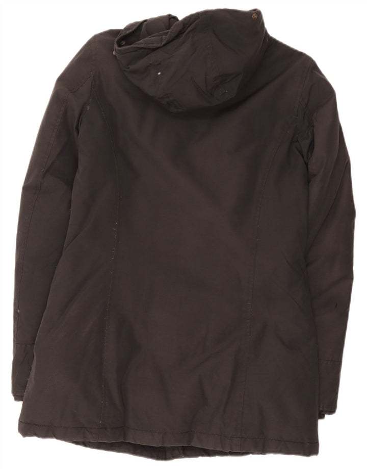 Женская парка Woolrich с капюшоном UK 6 XS, черная